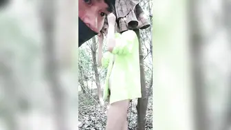 带小情人【户外】小树林激情啪啪【上篇】全程露脸口交大鸡巴多体位蹂躏抽插，让狼友看她骚表情，树林里充满浪叫声好刺激