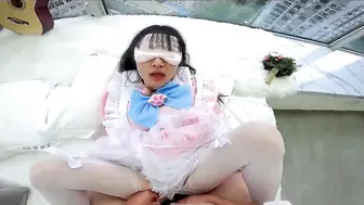 【极品萝莉】超幻3D视觉爆操双马尾洛丽塔女友喵喵，抓着双马尾疯狂输出，爆精内射，男友视角，高清1080P原版
