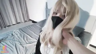 【修女服play】巨乳修女犯错被神父肉棒惩罚滴蜡皮尺抽打调教被强制深喉口爆吞精