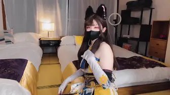鸡教练✨ 网黄推特摄影师专属学妹玩物 Cos胡桃受孕目标 爆肏美少女淫声浪叫 顶宫抽射