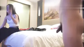 气质御姐换上空姐制服